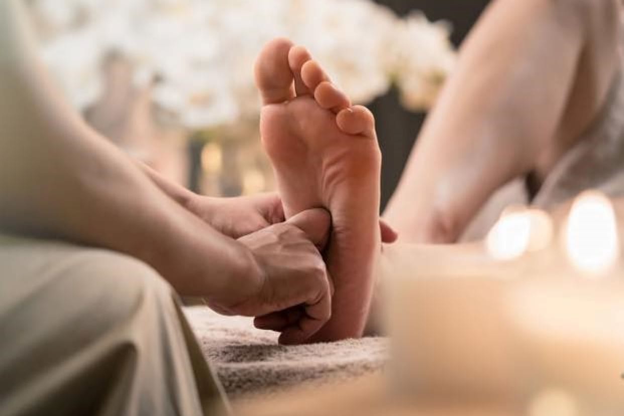 Foot massage orgasms