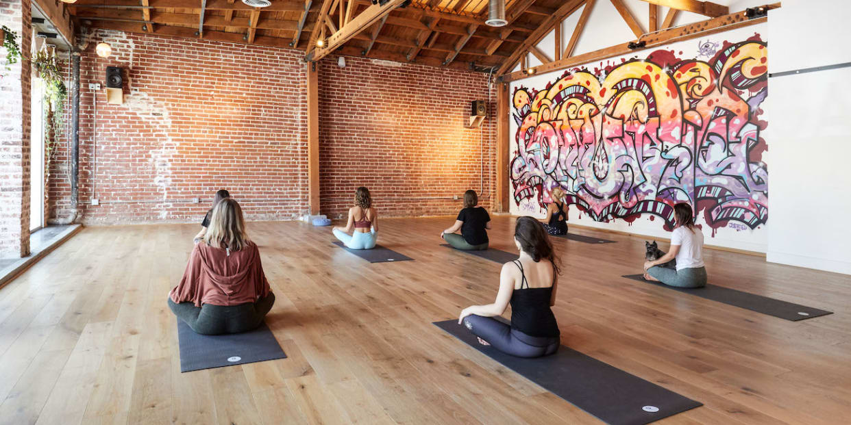FLOW, a Pay What You Can in-person 60min yoga class with One Down Dog, One  Down Dog - Echo Park, Los Angeles, 24 March 2024