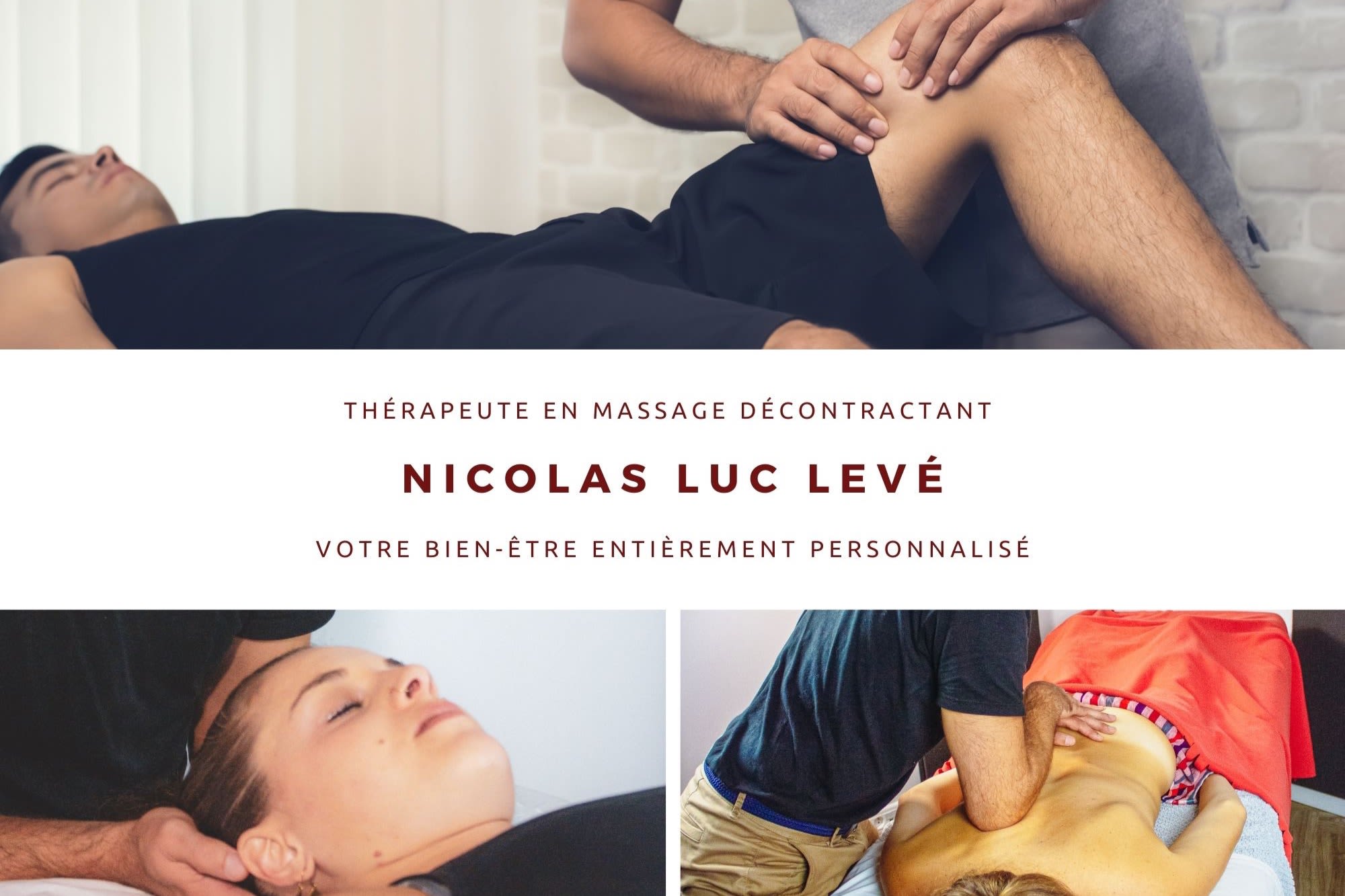 Nicolas Luc Lev Massages D contractants L Avalia es E Reserva 