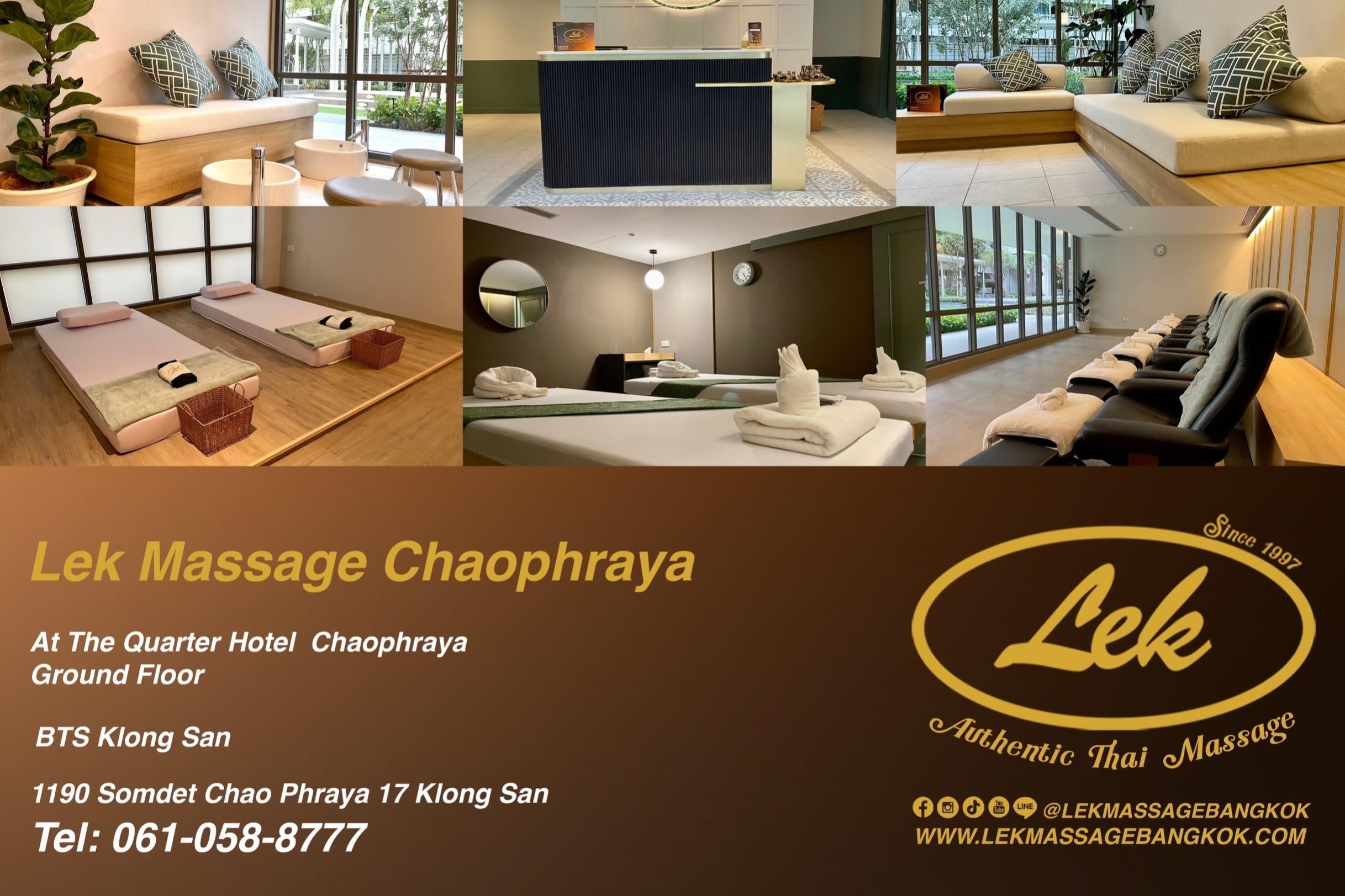 Lek Massage The Quarter Chaophraya Hotel lê avaliações e reserva