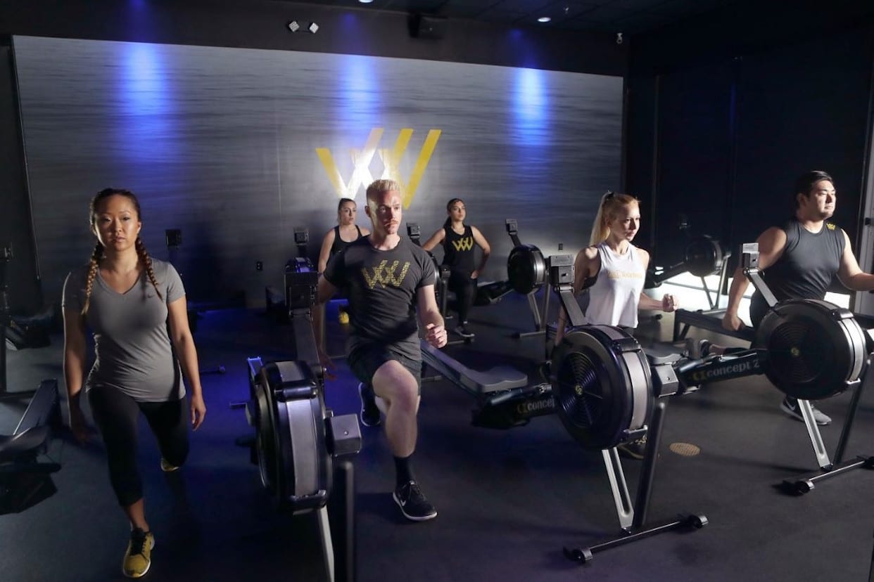 row house rowing machine
